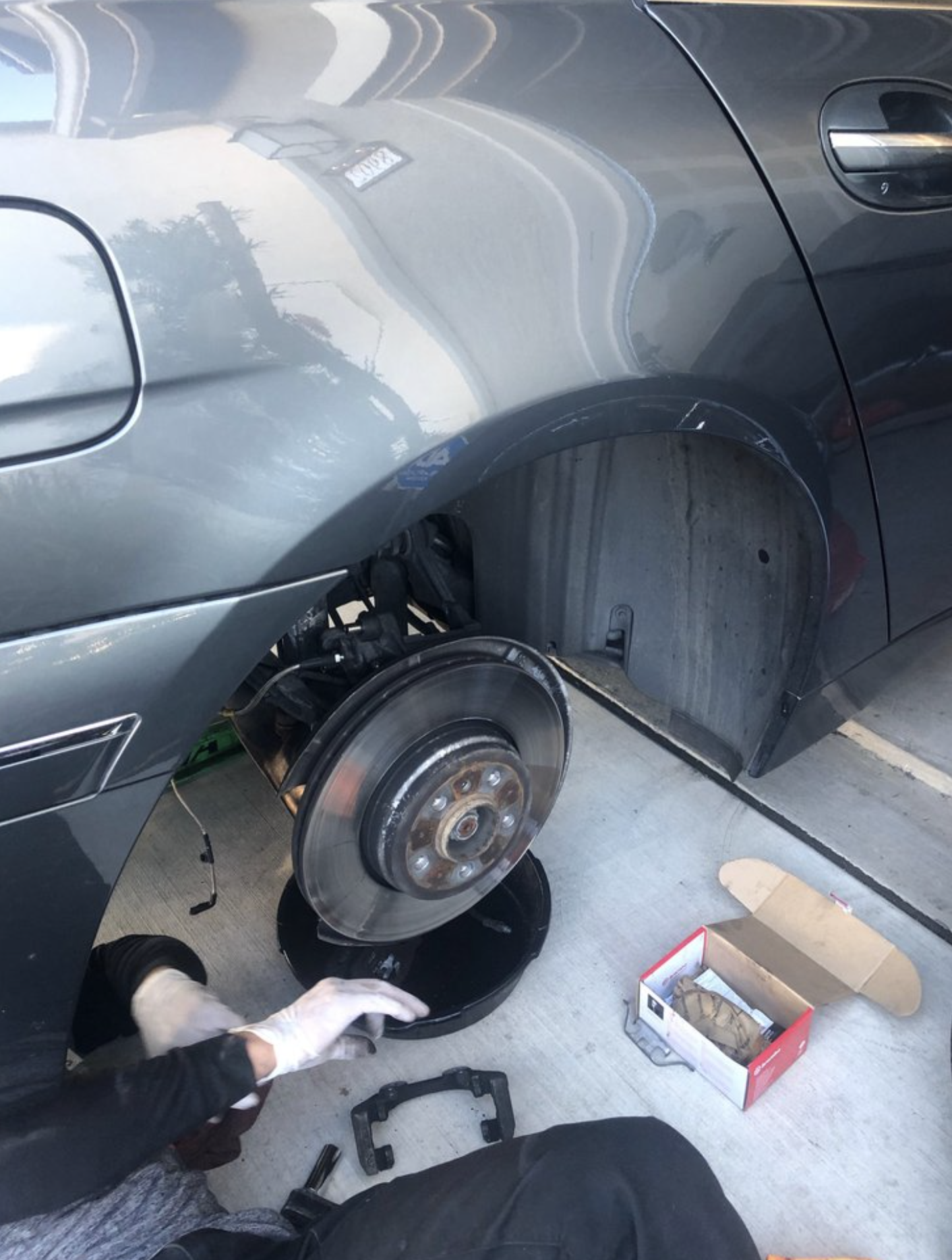 this image shows brake repair in Atlanta, GA
